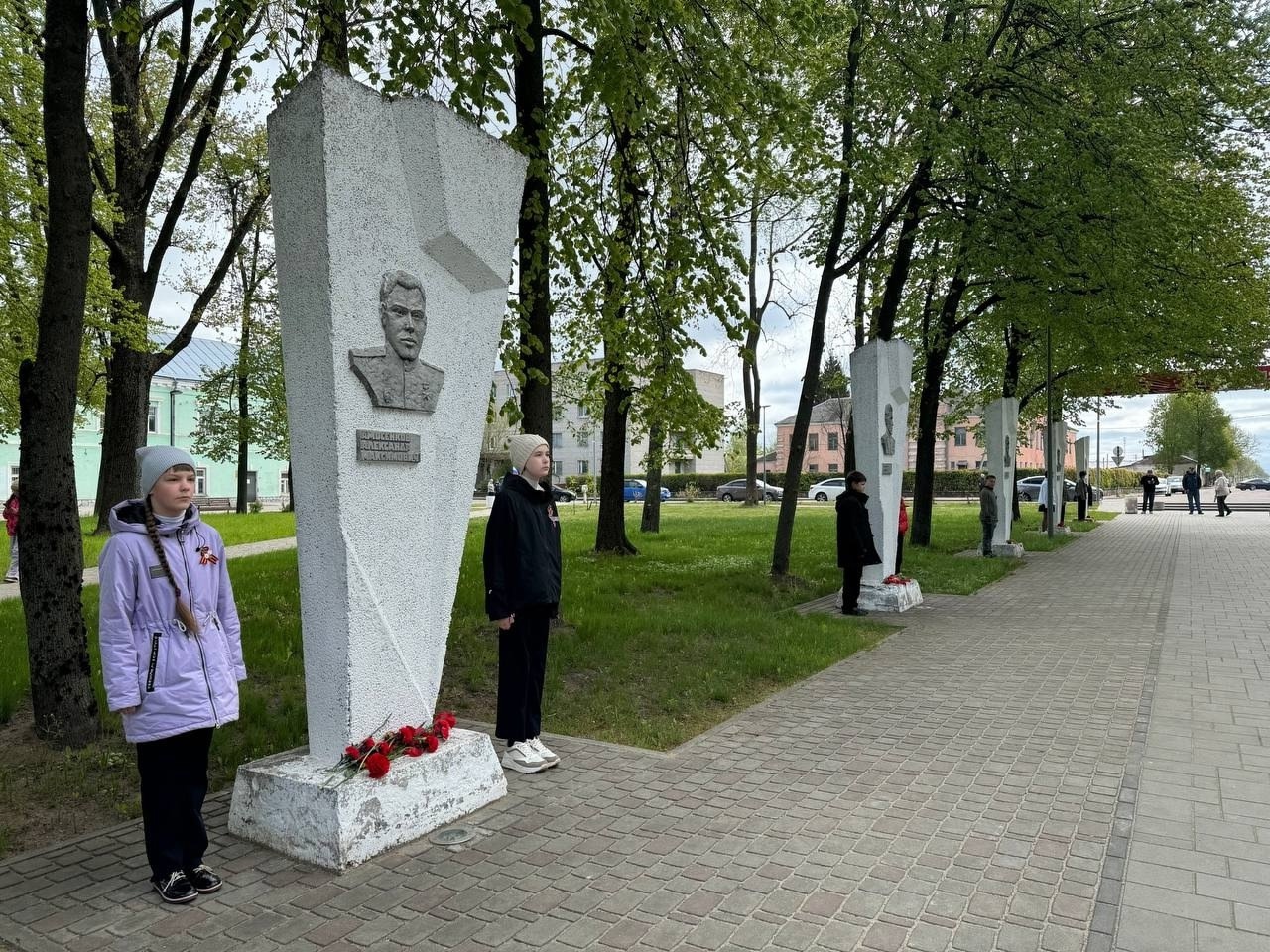 Митинг, посвященный Дню Победы.